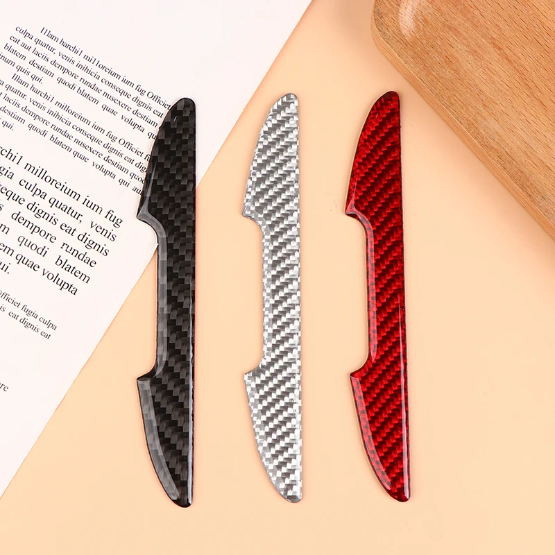 

4Pcs/Set Anti-Collision Trim Carbon Fiber Car Door Edge Guard Strip For Car Door Scratch Resistant Protective Sticker