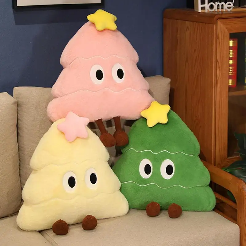 

Рождественская елка, плюшевые игрушки, Рождественская елочная игрушка, забавная рождественская елка декор для вечеринки, подушка