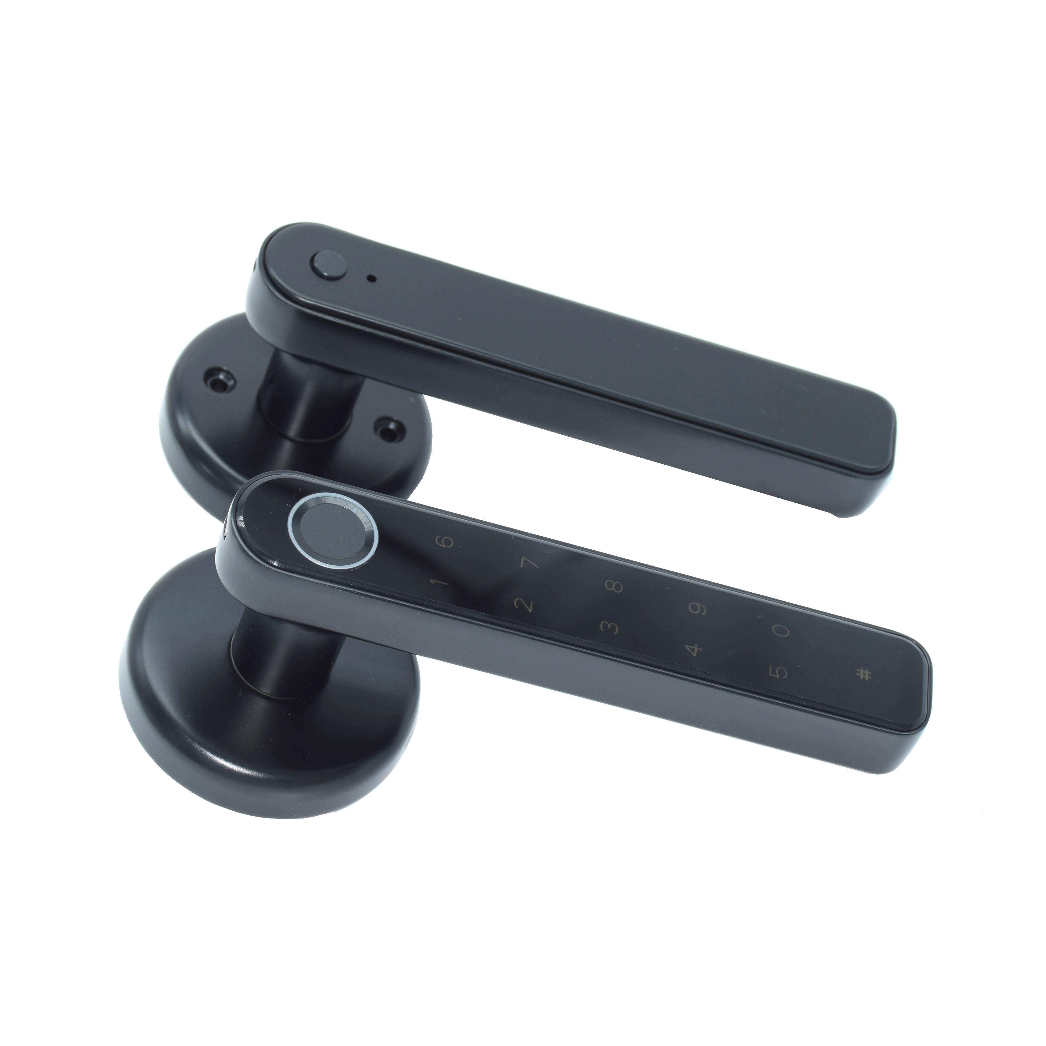 Smart Fingerprint Password Lock Electric Biometrics Code Number Single Latch Door Lock Tuya APP Remote Control