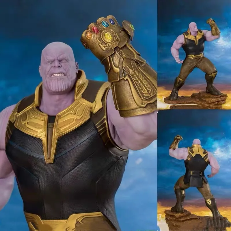 

Marvel Avengers Figurine Statue GK Thanos with Base PVC Action Figure Model Kids Adult Collection Toys Brinquedos Accessories