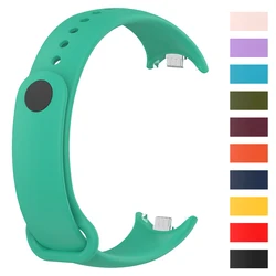 Silicone Watch Band Compatible for Xiaomi Mi Band 8/8 NFC Replacement Band Quick Release Adjustable Sports Wristband Accessories