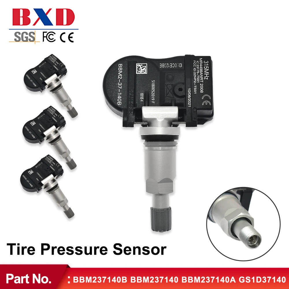 Датчик контроля давления в шинах TPMS 315 МГц BBM237140B BBM237140 BBM237140A GS1D37140 для Mazda 2 3 5 6 |
