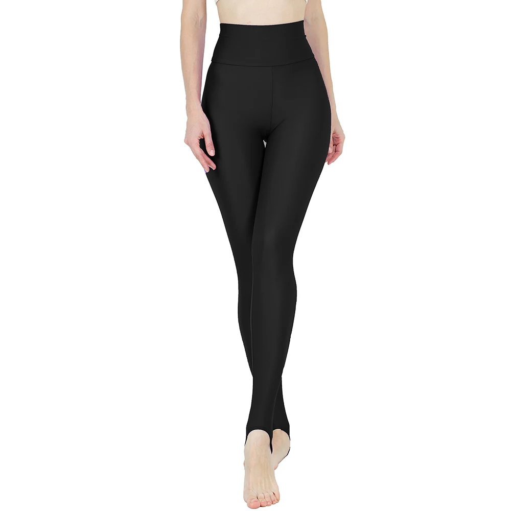 Women leggings leisure stirrup skinny plus size spandex elastic fitness workout pants