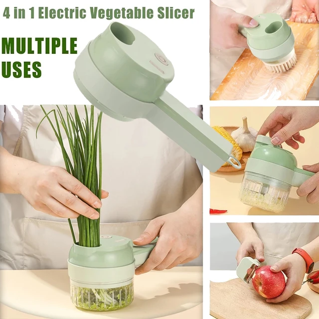 Electric Food Chopper Vegetable Chopper  Multifunction Electric Vegetable  Cutter - Fruit & Vegetable Tools - Aliexpress
