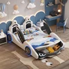 Design Toddler Boys Children Bed Lights Kids Modern Luxury Loft Children Beds Frames Mattress Camas De Dormitorio Furniture 1