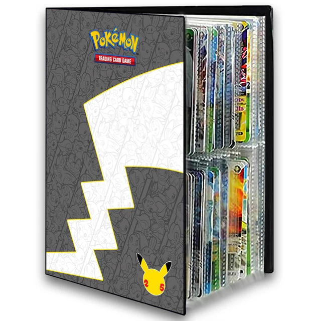 240Pcs Pokemon 25Th Anniversary Celebration Card Album Book Vmax Game Card Holder Binder Anime Game Card Collection Toys Gift 2