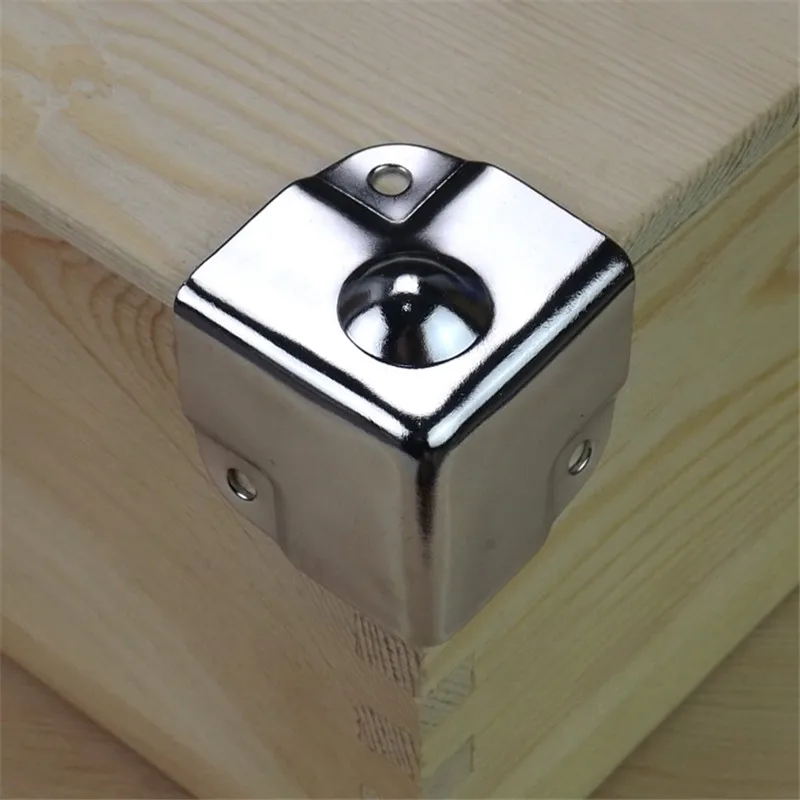 IronCornerProtectorsSilverStyleMetalBoxCornersDecorativeWooden