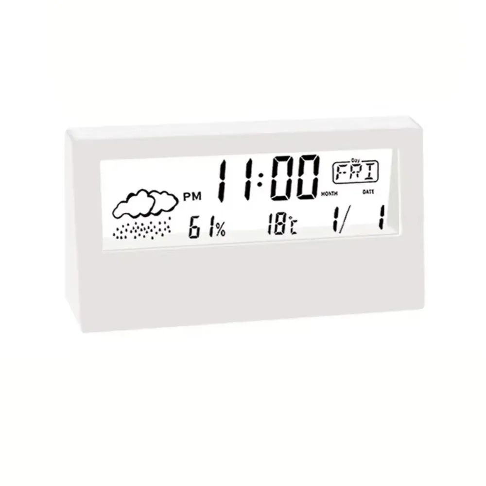 Digital Display Digital Clock Electronic Design Multifunction Features Desk Clock Decoration Style Study Design Electronic Clock