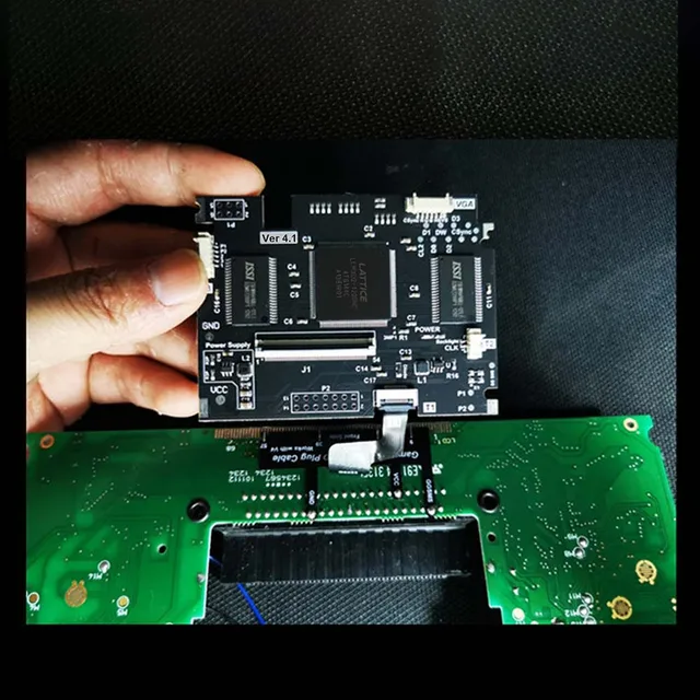 セガゲームギア用のフルスクリーンOGSLCDキット,IPS V4.2,VGA