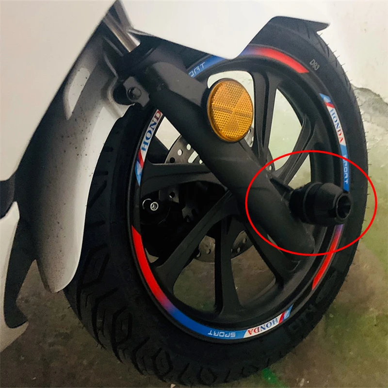 Motorcycle Front Fork Wheel Crash Protection Frame Slider Anti-Fall Protector