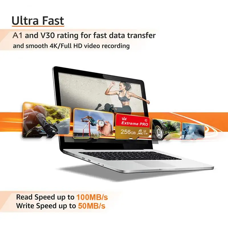 Memory Card 2TB Extreme Pro Mini SD 128GB U3 V30 TF 1TB High Speed Flash For Phone Camera Drone