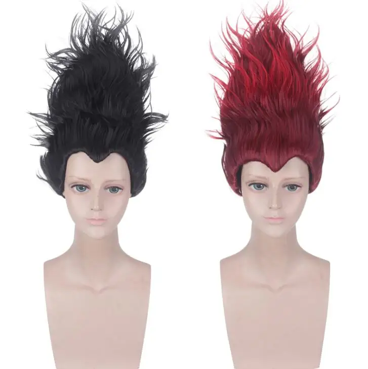 

New Movie Halloween Carnival Party Wig Black Short Nuzar Nalakuvara NE ZHA Nezha Wig Heat Resistant Synthetic Hair Cosplay Wig