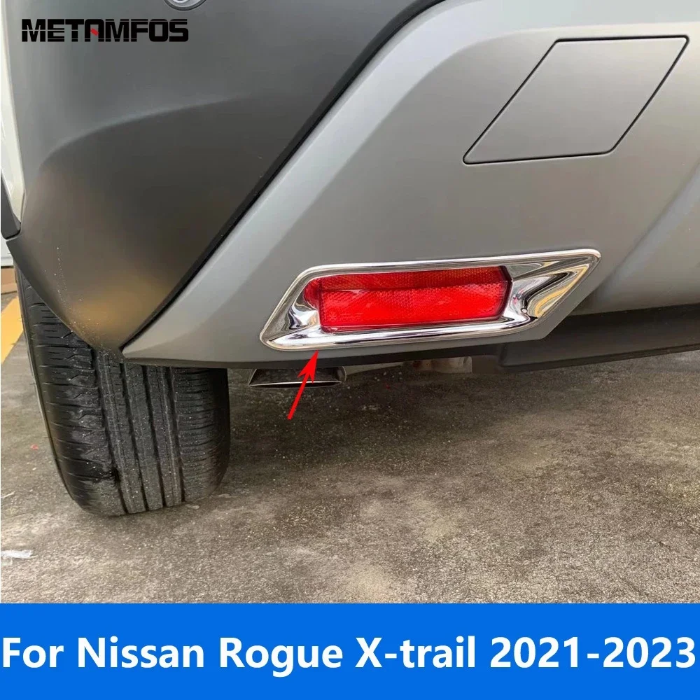 

Накладка на заднюю противотуманную фару из углеродного волокна для Nissan X-trail Rogue T33 2021 2022 2023