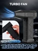 130,000RPM Air Blower Turbo Jet Fan Electric Power Display Handheld Mini Dust Cleaner High Speed Duster Gun Cleaning Tool 3
