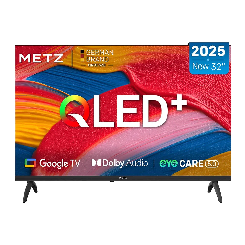 Metz QLED TV 32" 40" Inch Smart LED Television Google Tele HDR 10 Dolby Audio Bluetooth 5.1 EyeCare Tuner 2025 32MQF7030Z