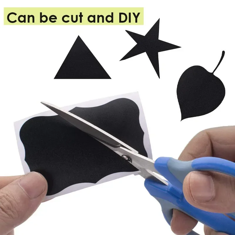 150 black waterproof spice stickers DIY gift box decoration sealing stickers can be cut self-adhesive labels