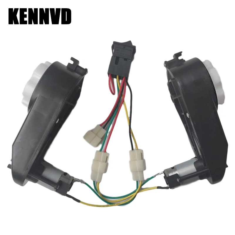2 Pcs Kit Children's Electric Car Gearbox with RS550 or RS390 ,Kids Ride On Car Engine With 12V DC High Speed Motor Parts 4