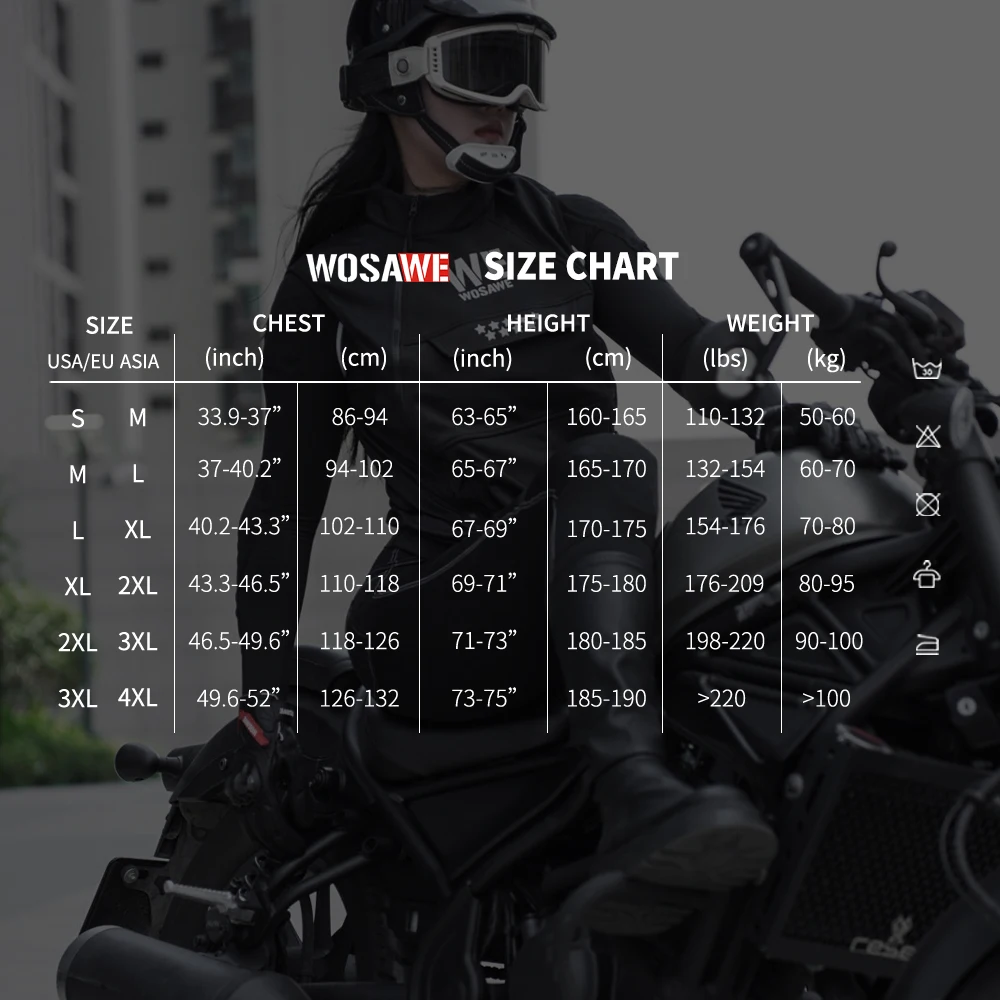WOSAWE 모토크로스 겨울 조끼 따뜻한 모토 더트 바이크 조끼 반사 자켓 오프로드 조끼 산악 자전거 의류