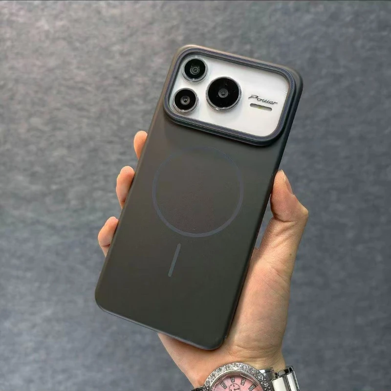 Enhanced Magnetic Shockproof Case with Matte Finish - Hard PC Protection Cover