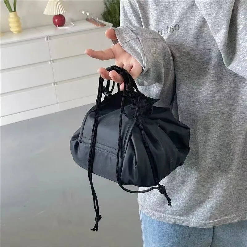 Women Drawstring Cosmetic Bag Travel Storage Makeup Bag Organizer Female Make Up Pouch Portable Waterproof Toiletry Bea
