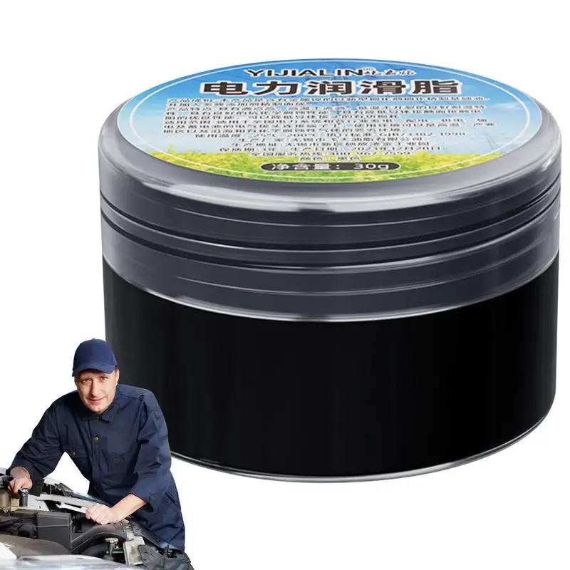 

40g Electrical Contact Grease High Temp Multipurpose Automotive Grease Compound Paste Long-lasting Copper Conductive Lubricant
