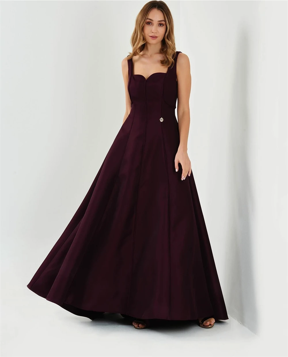 Jiayigong  Prom  Sexy Sizes Available Spaghetti  Gown Evening Cocktail Fold Draped Satin Dresses