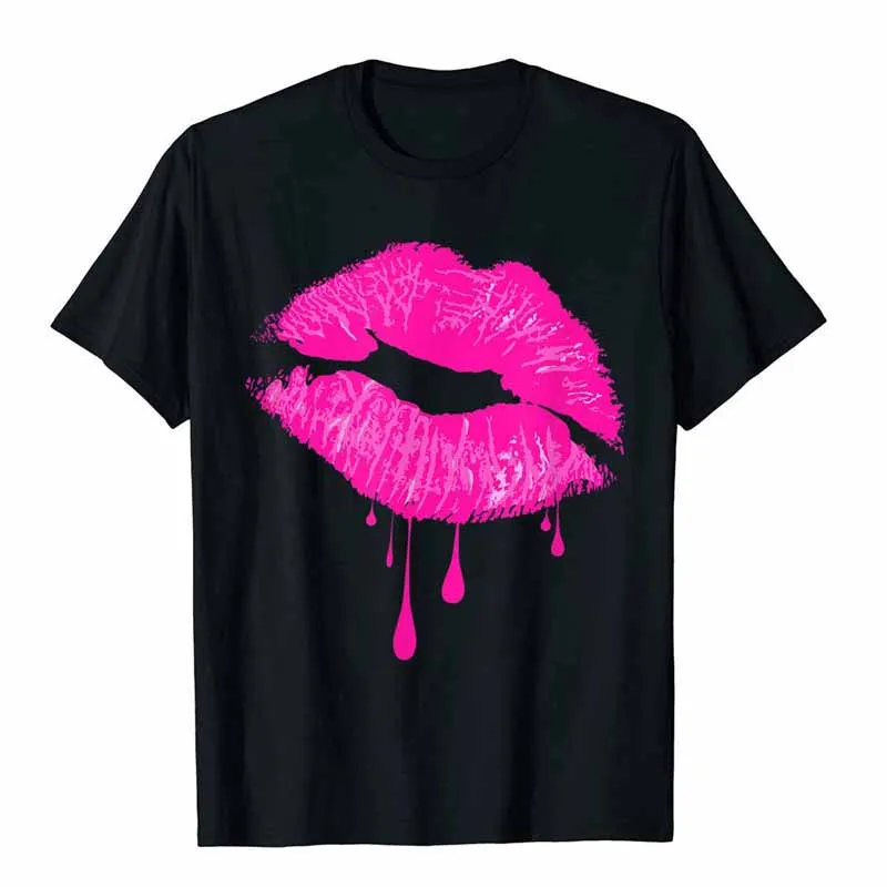 Kiss Me Sexy Pink Lips T-Shirt