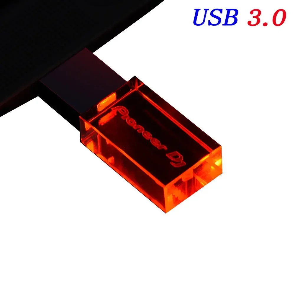 LEDライト付きUSBフラッシュドライブ,3.0色のフラッシュドライブ