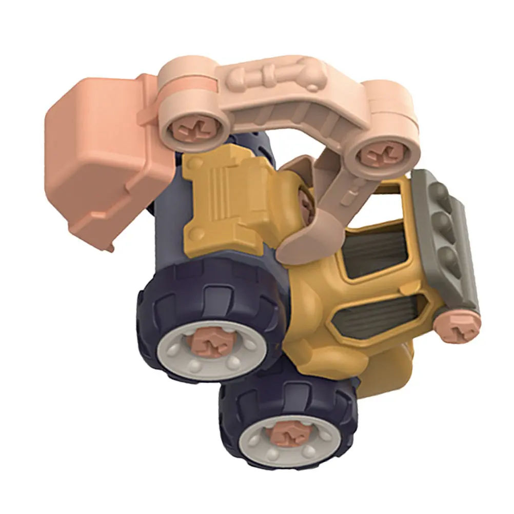 1세트 엔지니어링 차량 조립 분리형 너트 자동차 손과 눈 협응력 DIY 조립 엔지니어링 트럭 교육용