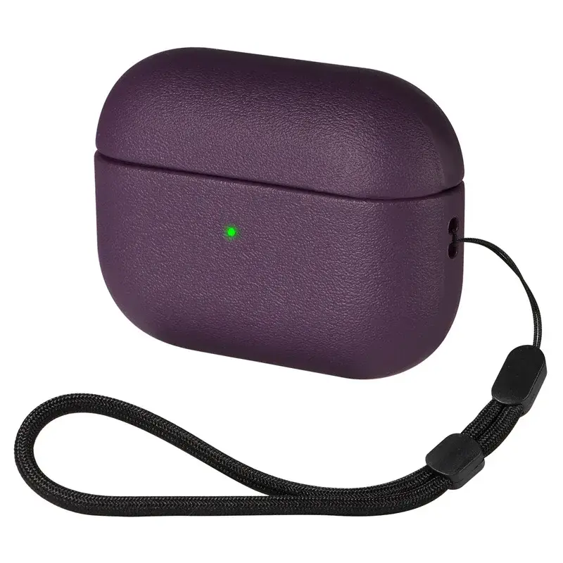 Leather grain Case For AirpPods Pro 2 For Airpods Pro 3 Case Airpods 4 3 Apple Bluetooth Earphone Accessories Protect Machine - Image 11