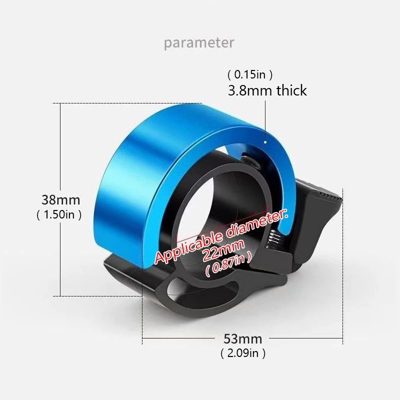 Bicycle Bell Super Loud Universal Adult Mountain Bike Invisible Horn Riding Equipment