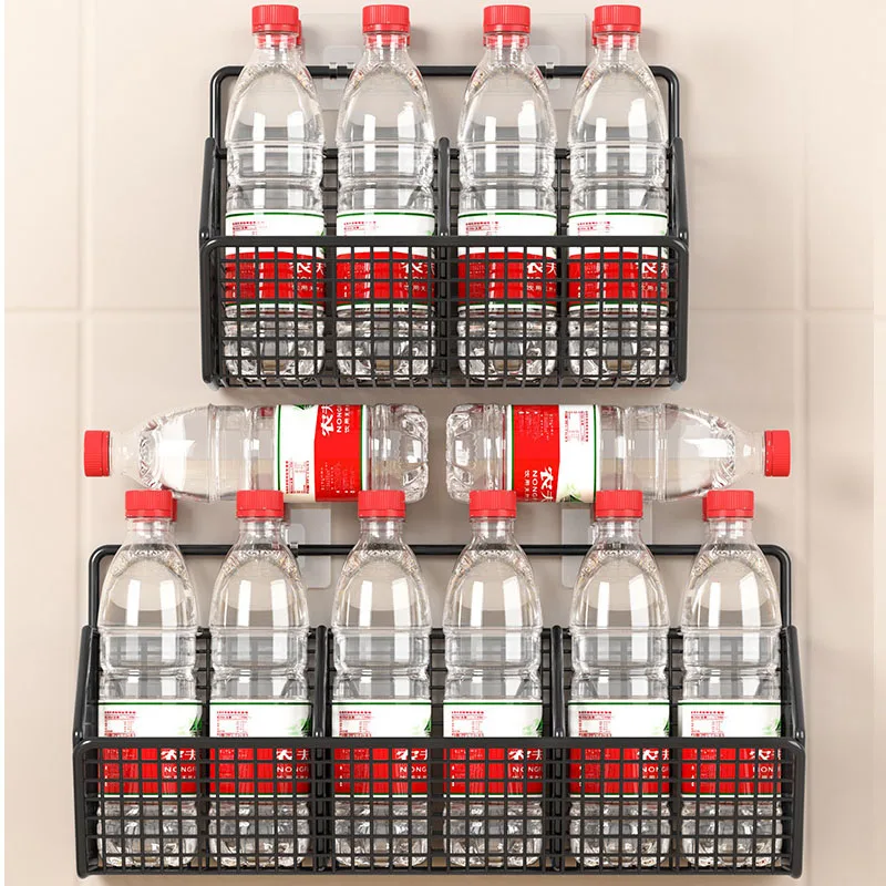 Description Picture 5 of itemWall Mounted Kitchen Storage Basket Suitable for Durable Metal Wire Storage of Spices, Garlic, Onions, and Vegetables