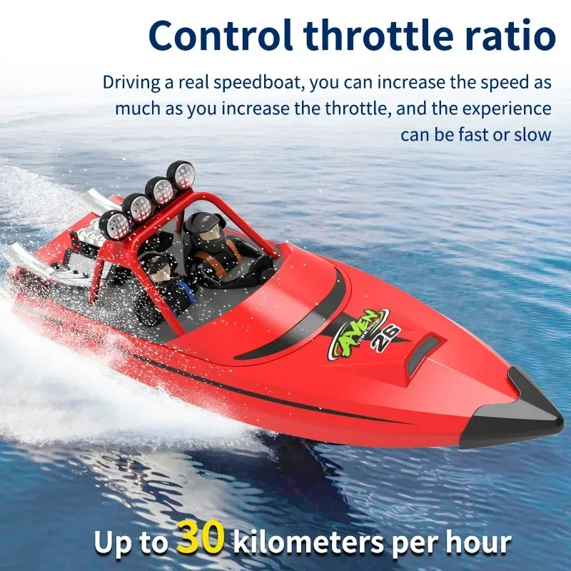 High Horsepower 2.4g Remote Control Jet High Speed Ship Remote Control Fast Boat Electric Turbine Jet  Remote Control Ship Gift 4