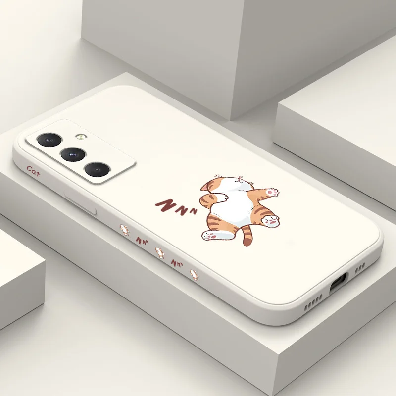 Sleep Tiger Cat Phone Case Cover – Whimsical and Protective Design