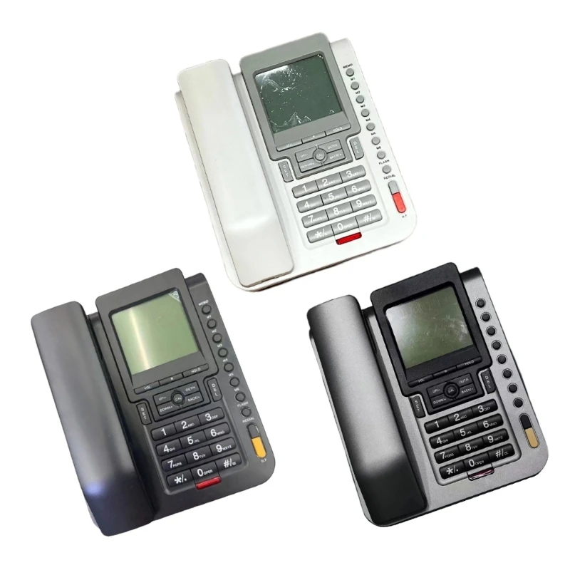 

Corded Landline Telephone Desk House Phones with Large Button Phone for Home Dropship