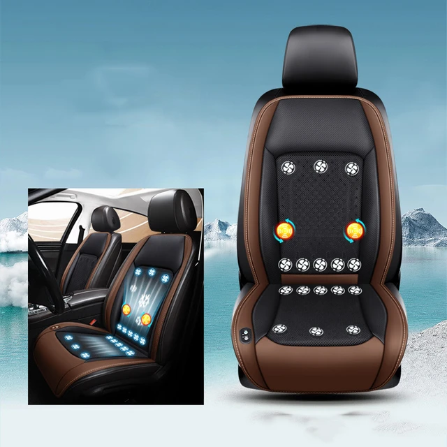 12V/24V Summer Cool Cushion with 16 Fans Blowing Cool Ventilation Cushion  Sheet Car Seat Cooling Accessories - AliExpress