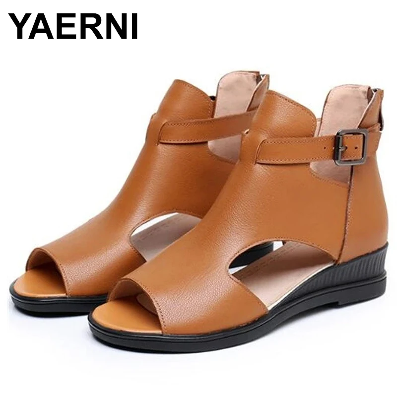 

2023 Big Size 43 Brand New Ladies Thick High Heels Sandals Fashion Zip Solid Summer Womens Sandals Party Office Shoes Woman