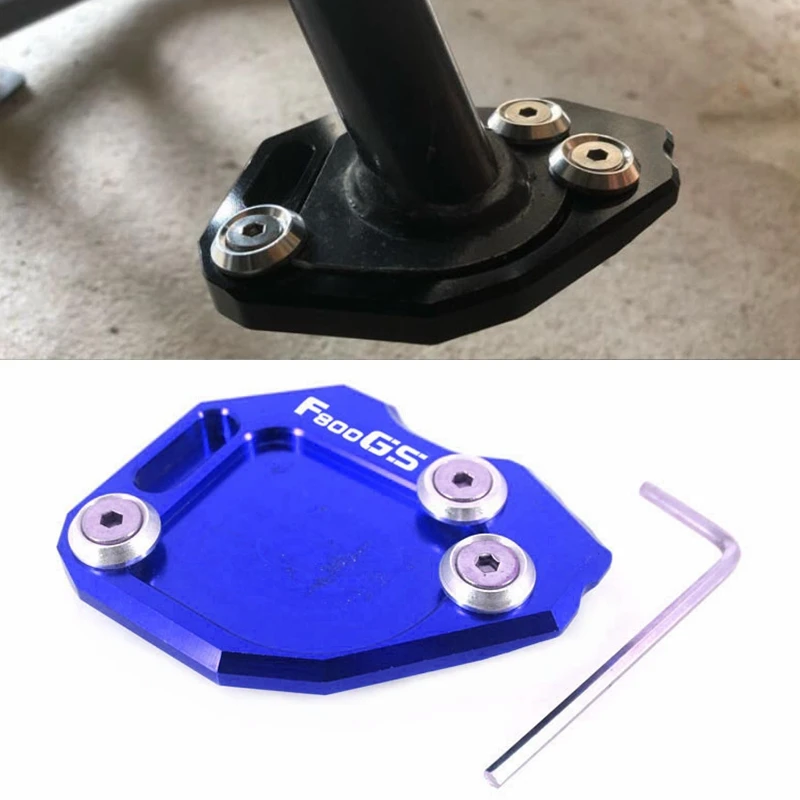 

Подставка для мотоцикла CNC с подножкой, боковая подставка, удлинитель, опорная пластина для BMW F800GS F800 GS F 800GS 2008-2015