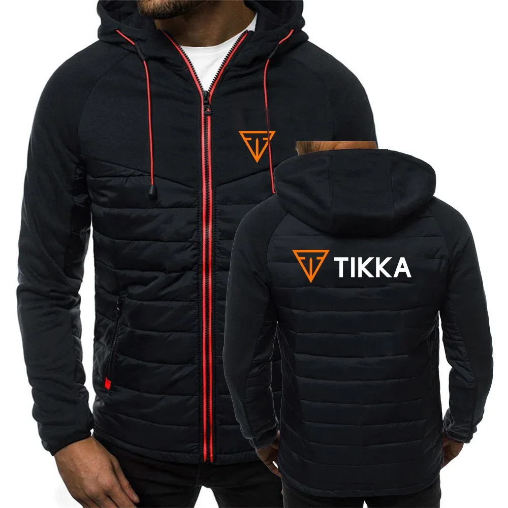 

Tikka By Sako Finland Firearms 2023 Men's Winter New Keep Warm Clothes Casual Fashion Hooded Thickening Cotton-padded Jacket