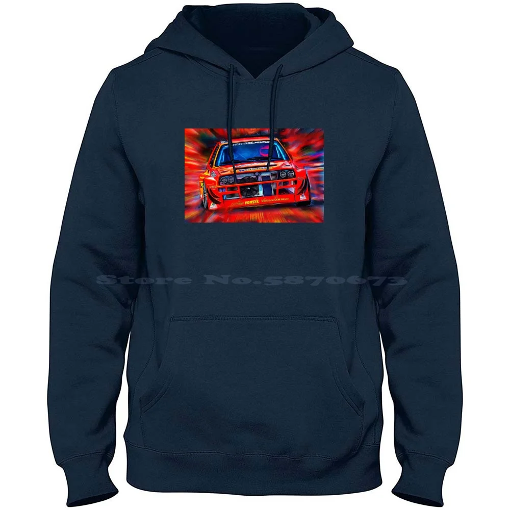 Lancia Delta Integra 100% Cotone Felpa Con Cappuccio Lancia Fulvia Lancia Beta Racong Motorsport