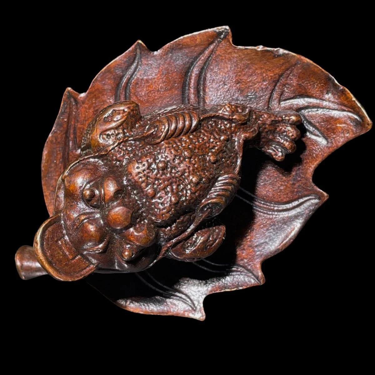 Copper tea pet golden toad tea table ornaments overnight wealth Zen tea tray tea set accessories tea ceremony zhaocai tea table