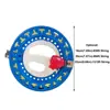 Flying Handle Tool Kite Reel Winder Fire Wheel String Spool with String 18/20/22cm Come with Lock Kite Line Winder String 6