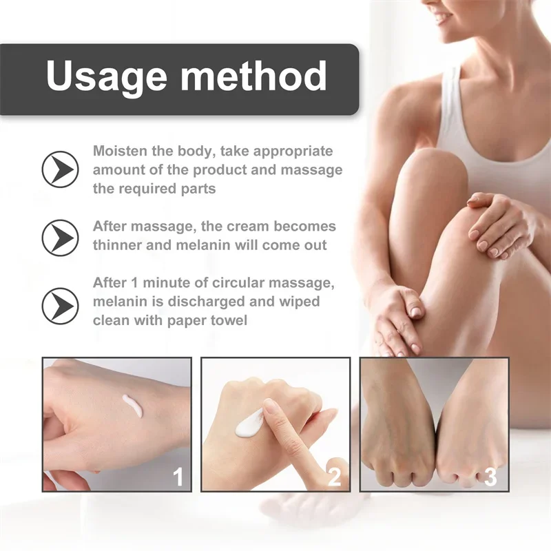 Whitening Cream For Dark Skin Armpit Thigh Inner Joint Lightening Intimate Area Underarm Body Care Private Parts Brighten Lotion whitening lotion