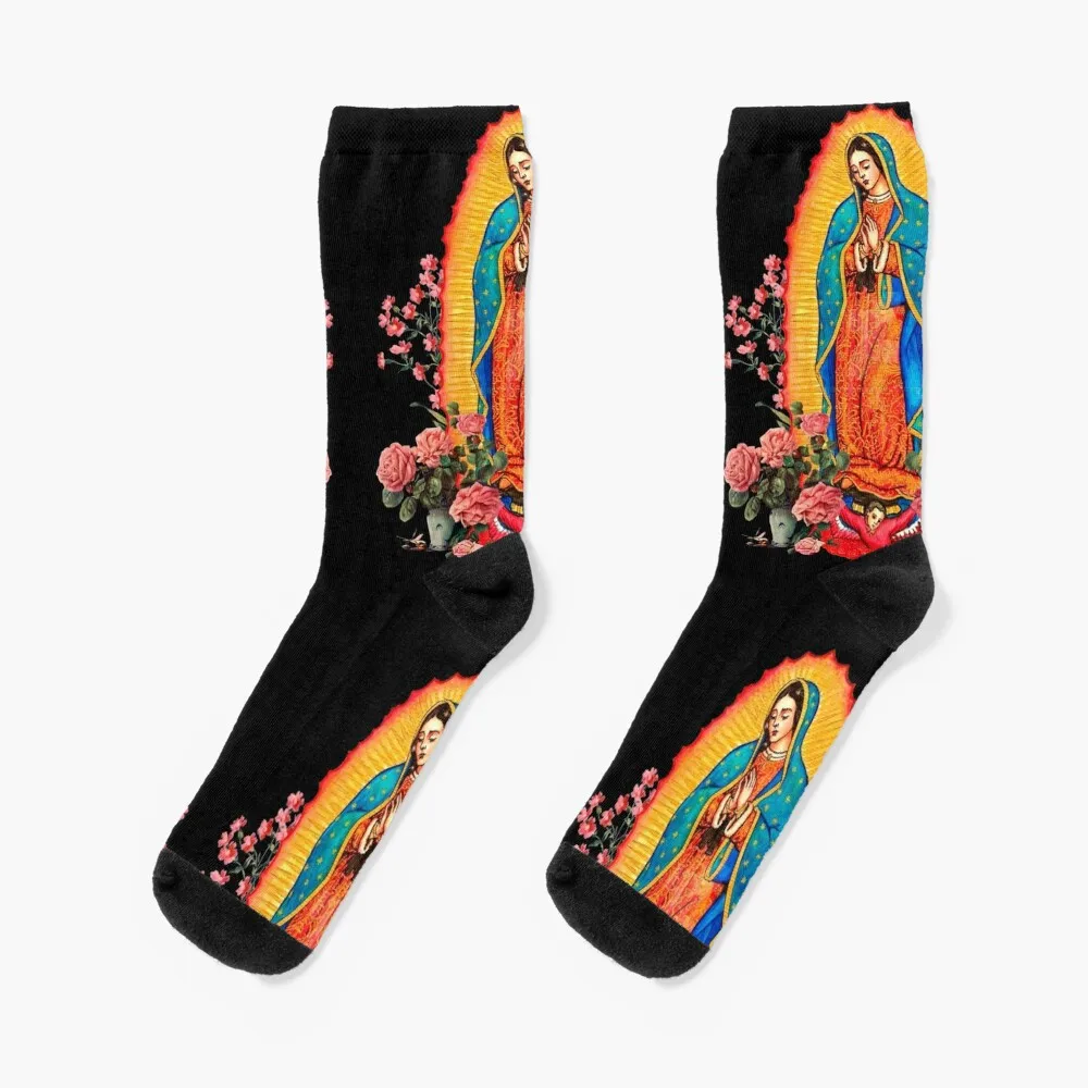 virgin of guadalupe Socks socks ladies funny man socks