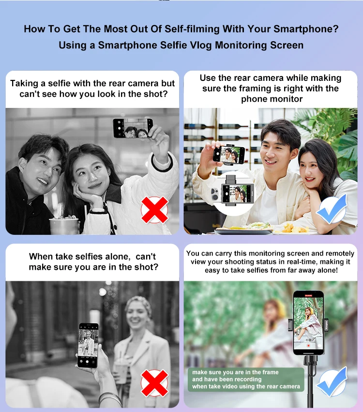 KingMa PH01 Max iPhone Vlog Screen Selfie Monitor Screen