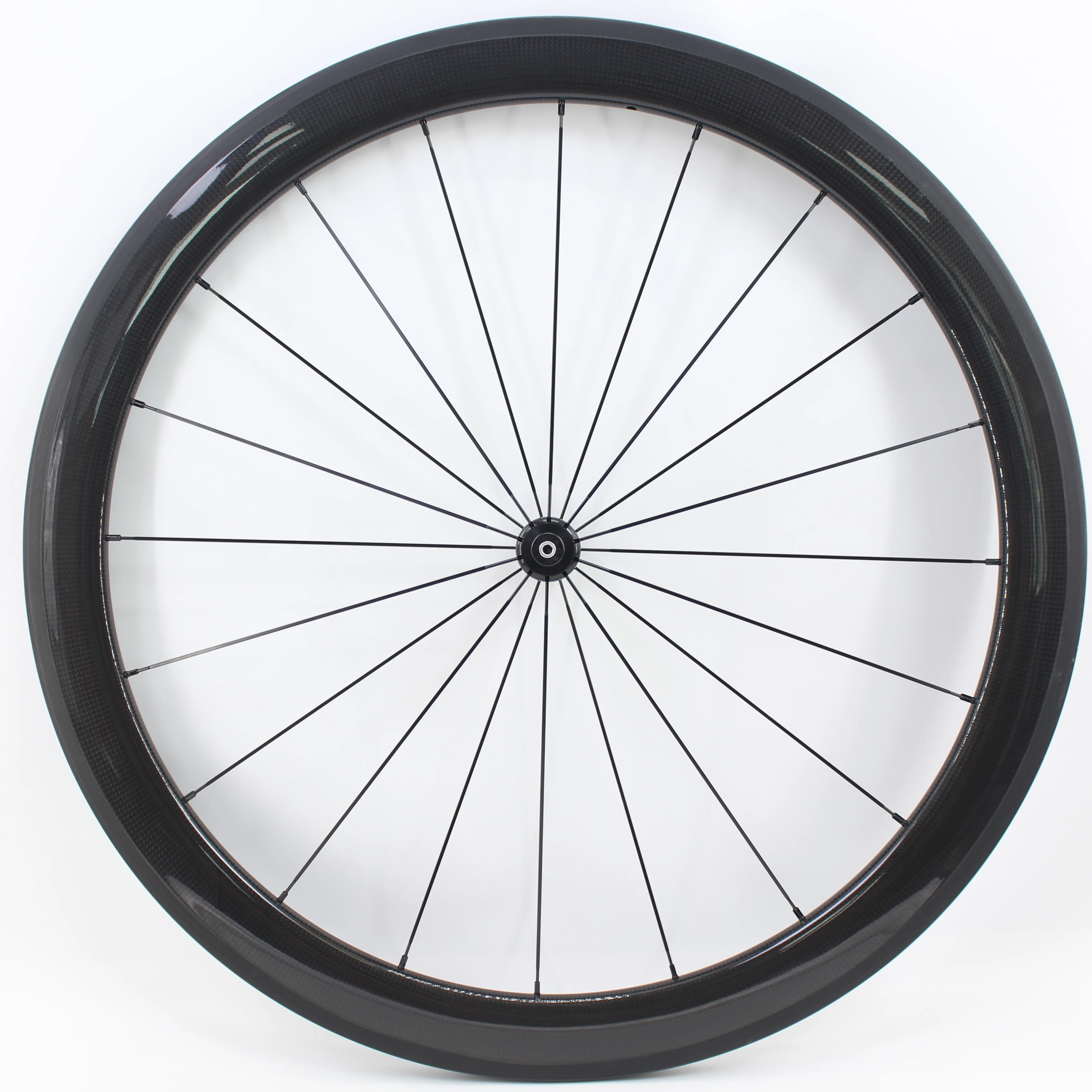 Roue de Route en Fibre de Carbone 700C - 38/50Mm, 1480G