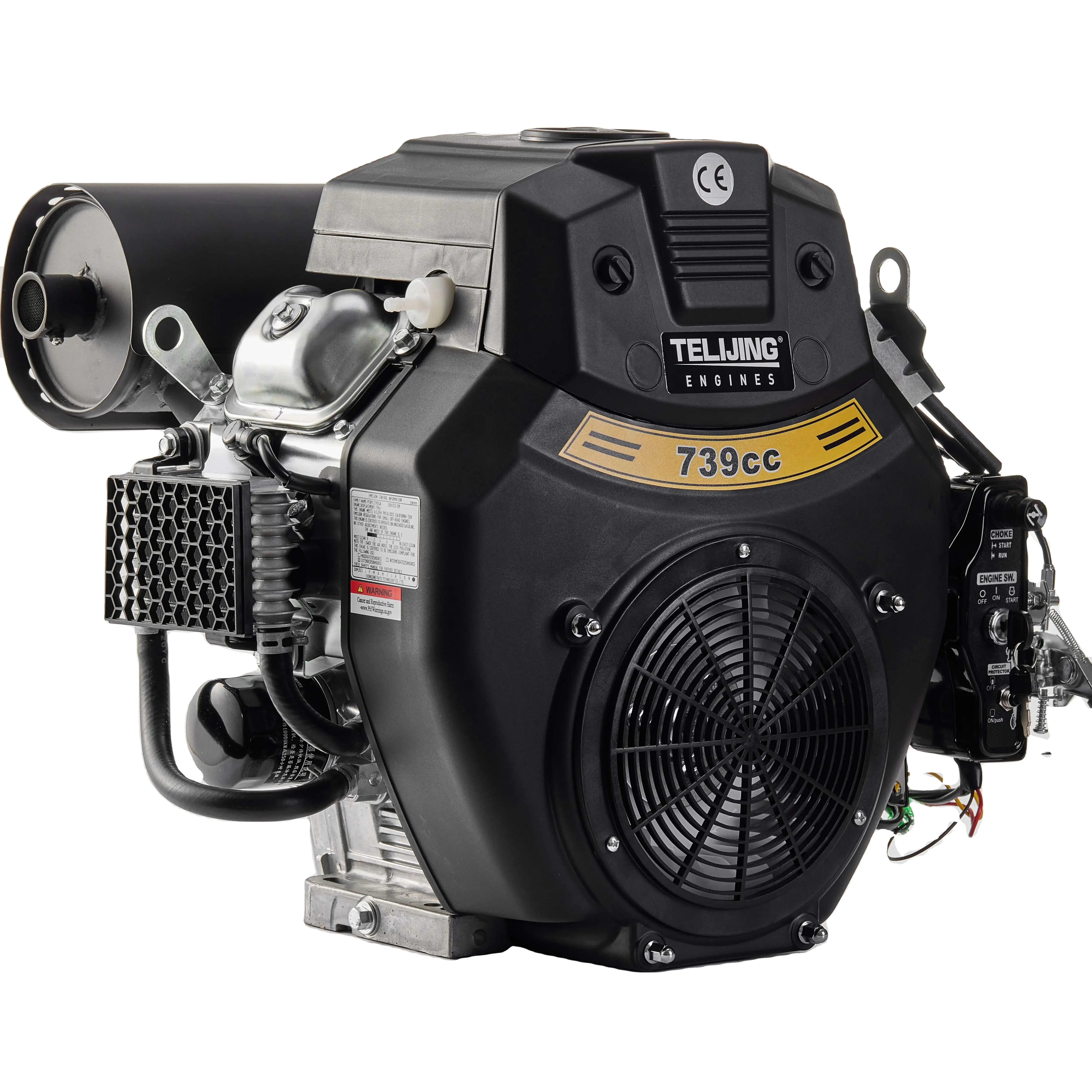 Gasoline Engines 739cc 2 Cylinder Gasoline Engine Forced Cooling OHV Portable Jet Rato 739 Factory Chinese TLJ 739