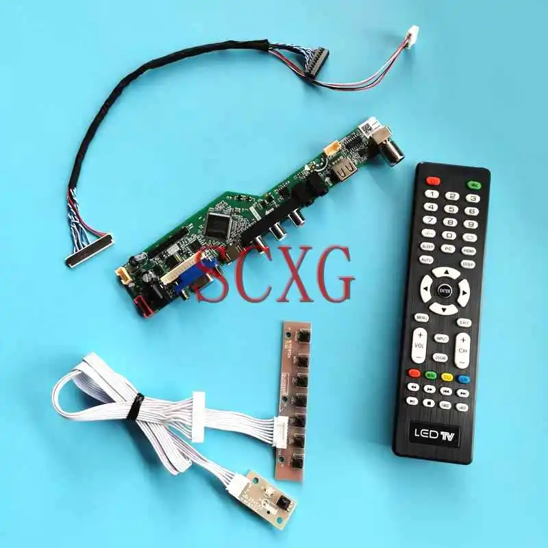 Monitor Screen Analog TV Controller Board For HSD100IFW1 HSD100IFW2 USB