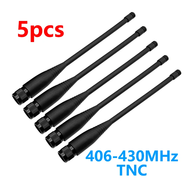 

5pcs TXT-400A 406-430mHz Whip Antenna, TNC, 7.5 inch, for Trimbl R6 R8 GPS RTK