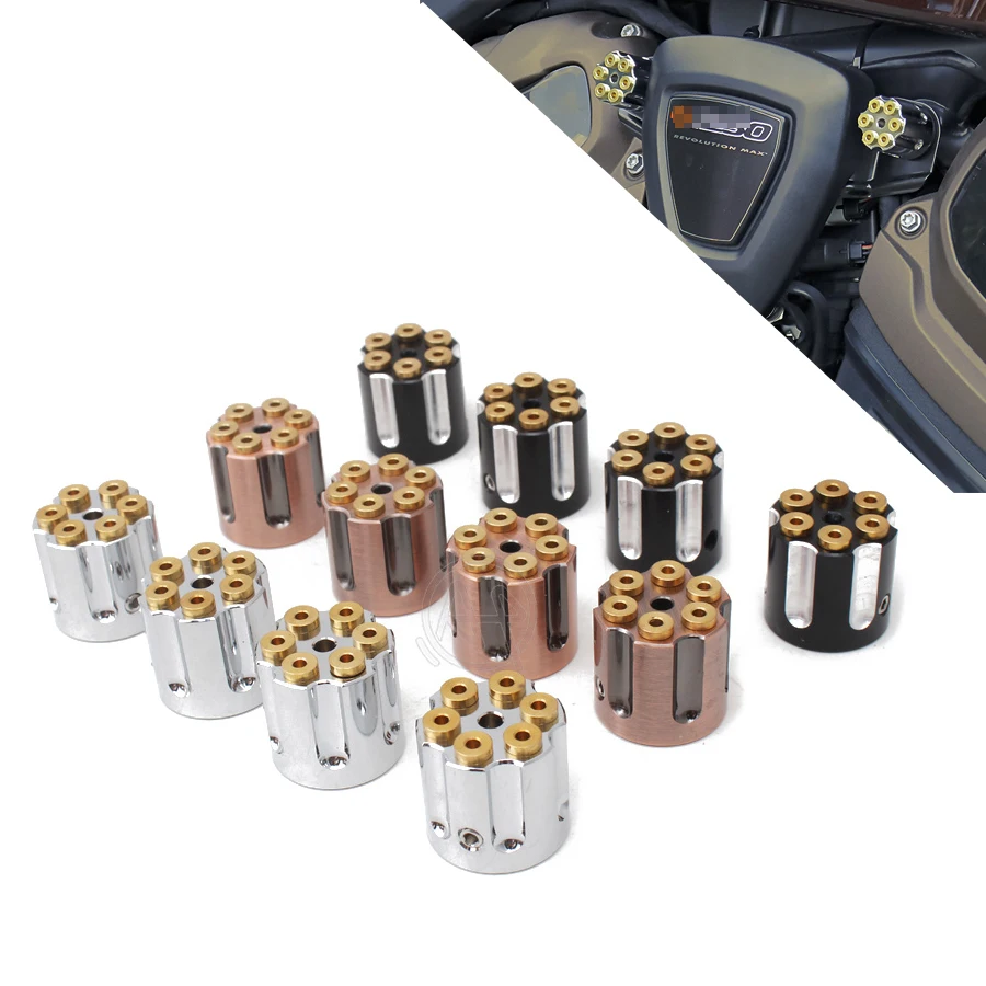 

Motorcycle Head Bolt Caps Engine Topper Cover Screw Cap Spark Plug For Harley Sportster S 1250 RH1250 2021 2022